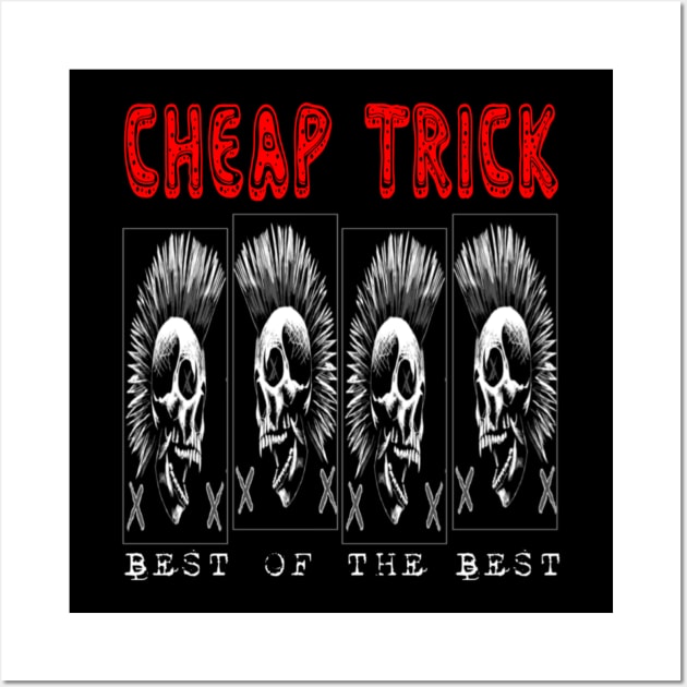 Cheap trick skull Wall Art by Scom